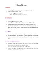 Tài liệu Giáo trình Viêm giác mạc pdf