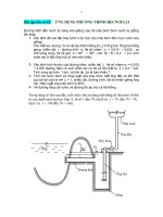 Tài liệu Bài tập lớn số 02: ỨNG DỤNG PHƯƠNG TRÌNH BECNOULLI pptx
