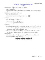 Tài liệu Đề thi thử đại học môn Toán năm 2009 LB1 pptx