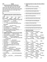 Tài liệu Unit 1 - Bt Mlh 11 pptx