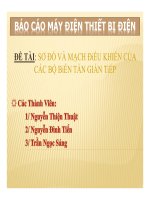 Thảo luận nhóm : Bộ biến tần gián tiếp 