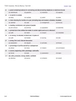 Tài liệu 3420 TOEIC vocabulary tests words by Meaning part 32 pdf