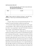 Tài liệu KIỂM TRA HỌC TRÌNH MÔN : THỰC HÀNH VĂN BẢN TIẾNG VIỆT pptx