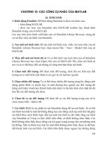 Tài liệu CHƯƠNG 10: CÁC CÔNG CỤ KHÁC CỦA MATLAB doc