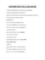 Tài liệu OXFORD PRACTICE GRAMMAR 141 docx