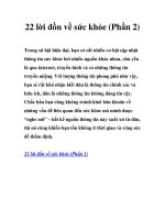 Tài liệu 22 lời đồn về sức khỏe (Phần 2) docx