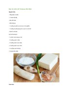 Đậu hũ chiên xốt tentsuyu kiểu nhật 