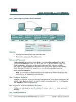 Tài liệu Lab 6.2.4 Configuring Static MAC Addresses pdf