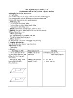 Tài liệu Hinh§. ĐẠI CƯƠNG VỀ ĐƯỜNG THẲNG VÀ MẶT PHẲNG pptx