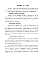 Tài liệu Giáo trình Bệnh Thủy đậu pdf