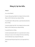 Tài liệu Đăng ký lại tàu biển pdf
