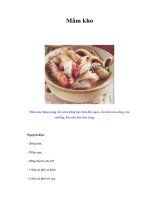 Tài liệu Mắm kho pptx