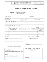 Tài liệu Phiếu đề nghị thay đổi tài liệu pdf