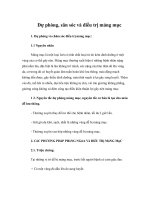 Tài liệu Dự phòng, săn sóc và điều trị mảng mục pdf