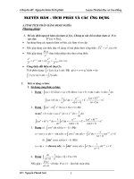 Tài liệu Nguyên hàm- Tích phân và các ứng dụng. docx