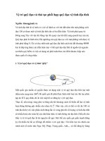 Tài liệu Vị trí quỹ đạo và thủ tục phối hợp quỹ đạo vệ tinh địa tĩnh pptx