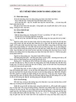 XỬ LÝ BỀ MẶT BẰNG CHÙM TIA NĂNG LƯỢNG CAO