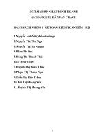 TRÌNH tự đặc điểm THÔNG TIN của báo cáo tài CHÍNH TỔNG hợp 