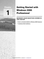 Tài liệu Getting Started with Windows 2000 Professional pptx