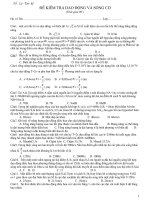 Tài liệu Đề thi kiểm tra dao động và sóng cơ pptx