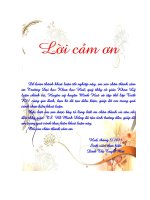 Sự vận dụng quy luật mâu thuẫn CNHHDH ở huyện minh hòa tỉnh quảng bình 