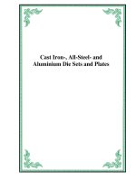 Tài liệu Cast Iron-, All-Steel- and Aluminium Die Sets and Plates doc