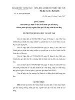 Tài liệu Quy định về tiêu chuẩn đánh giá chất lượng chương trình giáo dục ngành Giáo dục Tiểu học trình độ cao đẳng docx