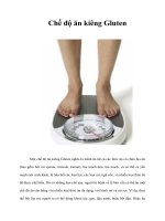 Tài liệu Chế độ ăn kiêng Gluten docx