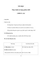 Tài liệu TIN HỌC - Thực hành sử dụng phím shift pptx