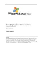 Tài liệu Microsoft Windows Server 2003 Network Access Quarantine Control pdf