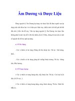 Tài liệu Âm Dương và Dược Liệu docx