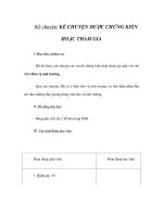 Tài liệu Kể chuyện - KỂ CHUYỆN ĐƯỢC CHỨNG KIẾN HOẶC THAM GIA (3) ppt