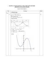 Tài liệu Đáp án môn toán khối A năm 2007 docx