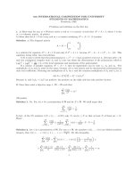 Tài liệu Đề thi Olympic sinh viên thế giới năm 1999 doc