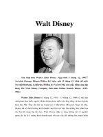 Tài liệu Walt Disney pptx