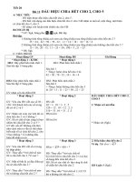 Tài liệu Toán lớp 6_ Tiết 20 pptx