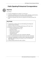 Tài liệu Public Speaking ppt