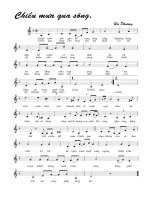 Tài liệu Bài hát chiều mưa qua sông - Hà Phương (lời bài hát có nốt) docx