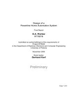 Tài liệu Design of a Powerline Home Automation System pdf
