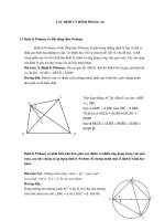 Tài liệu CÁC ĐỊNH LÝ HÌNH PHẲNG ppt