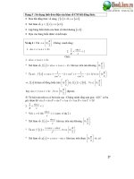 Tài liệu Chương 1 - Bài 1 (Dạng 5): Sử dụng tính đơn điệu của hàm số CM bất đẳng thức docx