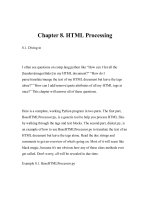 Tài liệu Dive Into Python-Chapter 8. HTML Processing doc
