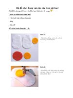 Tài liệu Bộ đồ chơi bằng vải cho các teen girl nà! pdf