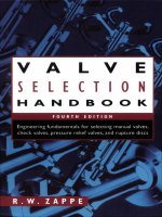 Valve selection handbook 4th 