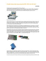 Tài liệu Chuyển băng video sang sang đĩa DVD, VCD như thế nào? pptx