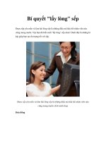 Tài liệu Bí quyết 