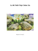 Tài liệu Lá Bí Nhồi Thịt Chiên Xù pdf
