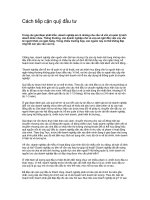 Tài liệu Cách tiếp cận quỹ đầu tư pptx