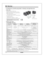 Tài liệu BX Series doc