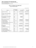 Tài liệu BẢNG CÂN ĐỐI KẾ TOÁN HỢP NHẤT doc